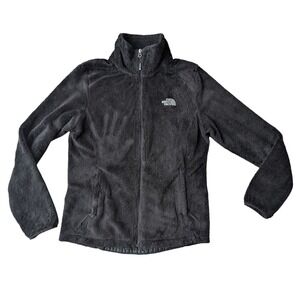 The North Face Womens Fleece Jacket Zip Up Gray S P